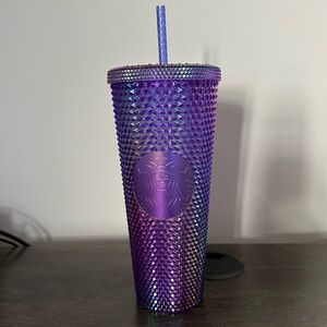 NWT Starbucks Purple Iridescent Studded Tumbler